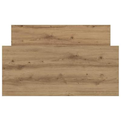 Bedframe zonder matras spaanplaat artisanaal eikenkleurig Bedframe zonder matras spaanplaat artisanaal eikenkleurig