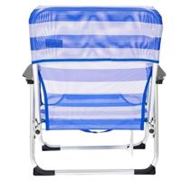 Strandstoel Ociotrends Blauw 40 x 55 x 70 cm - thumbnail