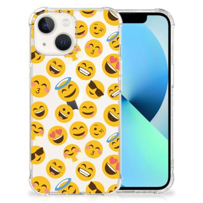 iPhone 13 Doorzichtige Silicone Hoesje Emoji iPhone 13 Doorzichtige Silicone Hoesje Emoji