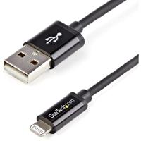 StarTech.com 1 m zwarte Apple 8-polige Lightning connector naar USB-kabel voor iPhone / iPod / iPad - thumbnail