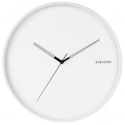 Karlsson - Wandklok Hue - Wit- Ø40cm