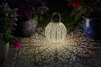 Solar Lantern Jumbo Damasque in openwork metal - thumbnail