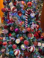 Decoris kerstballen Glas 20st Kerstrood 6cm - thumbnail