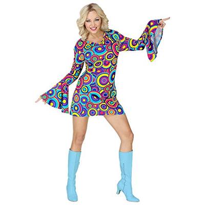 Jaren 70 Groovy Jurk Cirkels