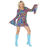 Jaren 70 Groovy Jurk Cirkels - thumbnail