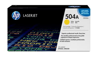 HP 504A originele gele LaserJet tonercartridge HP 504A originele gele LaserJet tonercartridge