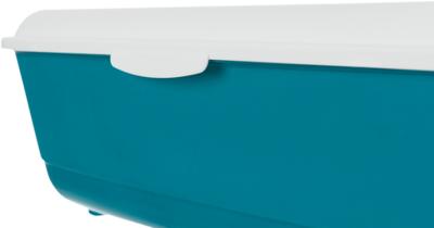 Kattenbak Trixie Classic Blauw Wit Plastic 37 × 15 × 47 cm - thumbnail