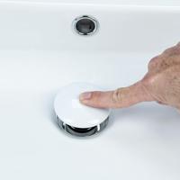 Cornat Wastafelafvoerplug Click Pop-Up Wi - T317425 - thumbnail