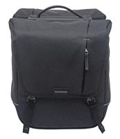 New Nova double - dubbele fietstas, waterafstotend, zwart - thumbnail