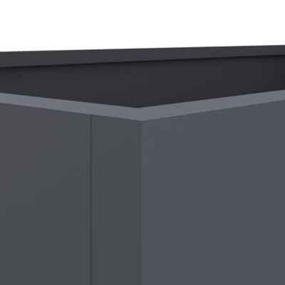 VidaXL Plantenbak 62x40x39 cm staal antracietkleurig