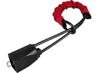 Calima Stuurvergrendeling Mobiel inzetbaar Zwart/rood - thumbnail