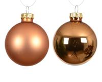 Kerstballen Glas Ø6cm Brandy 20st - thumbnail