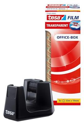 tesa Easy Cut Smart + tesafilm transparent 53906-00000-00 tesafilm Zwart (l x b) 33 m x 19 mm 1 set(s)