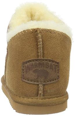 Warmbat Willow Suede Pantoffel Kinderen Cognac 31 - thumbnail
