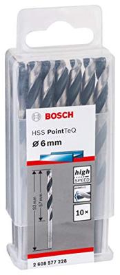 Bosch Accessoires 10X Metaalboor HSS Pointeq 6mm - 2608577228 Bosch Accessoires 10X Metaalboor HSS Pointeq 6mm - 2608577228