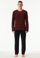 Schiesser Schiesser Heren Pyjama Long winered 183138 58/3XL - thumbnail