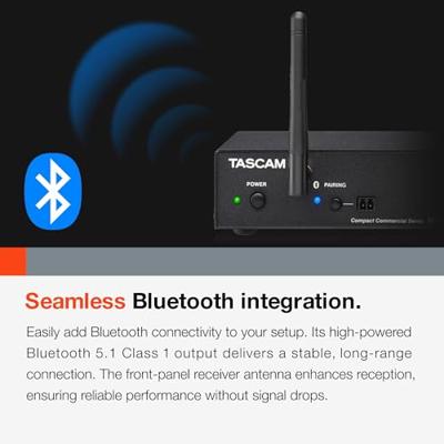 Tascam RX-BT10 Stereo Bluetooth Receiver