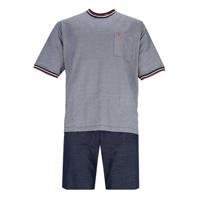 Marine blauwe heren shortama Hajo - thumbnail