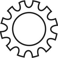 TOOLCRAFT 815144 Tandveerring Binnendiameter: 6.4 mm M6 Staal Verzinkt 100 stuk(s) - thumbnail