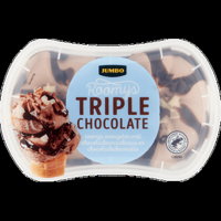 Jumbo Roomijs Triple Chocolate 100 g - thumbnail