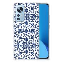 Xiaomi 12 | 12X | TPU Case | Flower Blue - thumbnail