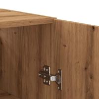 Wandkast 69,5x34x90 cm artisanaal eikenkleurig - thumbnail