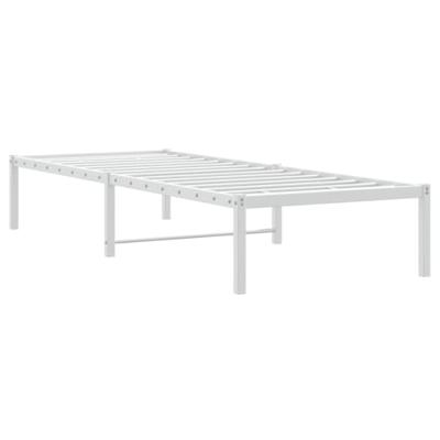 Bedframe metaal wit 75 x 190 cm Bedframe metaal wit 75 x 190 cm
