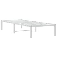 Bedframe metaal wit 75 x 190 cm - thumbnail