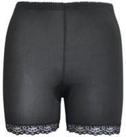 Fine Woman dames boxershort met kort pijpje - Elastisch katoenen kanten onderbroek - thumbnail