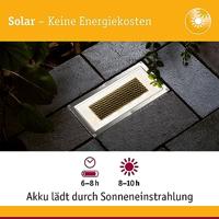 Paulmann 93775 Box Inbouwlamp op zonne-energie Energielabel: G (A - G) 0.6 W Warmwit RVS, Helder - thumbnail