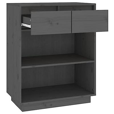 Wandkast 60x34x75 cm massief grenenhout grijs Wandkast 60x34x75 cm massief grenenhout grijs