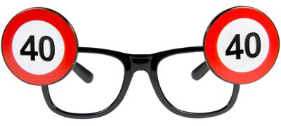 Bril verkeersbord 40 jaar