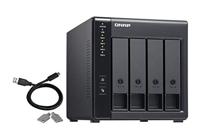 QNAP TR-004 behuizing voor opslagstations HDD-/SSD-behuizing Zwart 2.5/3.5" - thumbnail