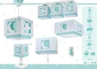 Dalber Kinderkamer plafondlampMoonlight 3-lichts turquoise - 63233NH - thumbnail