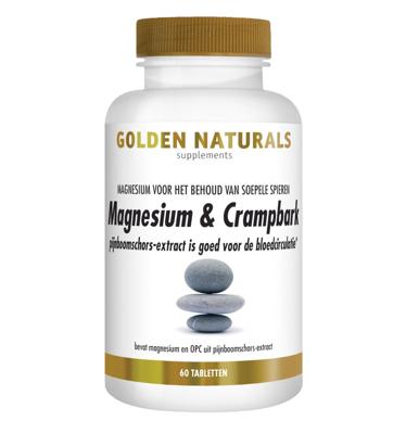 Golden Naturals Magnesium & Crampbark Tabletten
