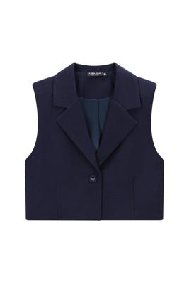 Like Flo winter gilet meisjes - navy blauw - Demi