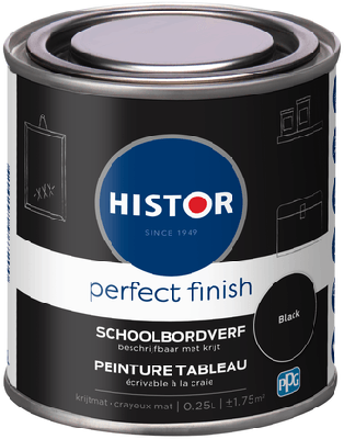 Histor Perfect Finish Schoolbordverf - Black - 1 liter Histor Perfect Finish Schoolbordverf - Black - 1 liter