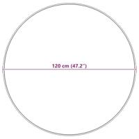 VidaXL Nep schapenvacht tapijt tafalla beige ø 120 cm polyester - thumbnail