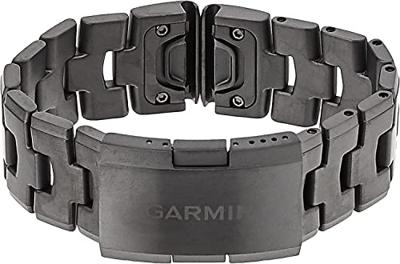 GARMIN QuickFit Horlogebandje, Titanium, 22mm, Titanium met Koolstofgrijze DLC-Coating