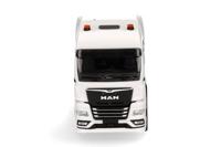 Herpa 316958 H0 Vrachtwagen MAN TGX GX zwaarbelaste trekmachine 4-assige (luchtgeveerd, 8x4), wit - thumbnail