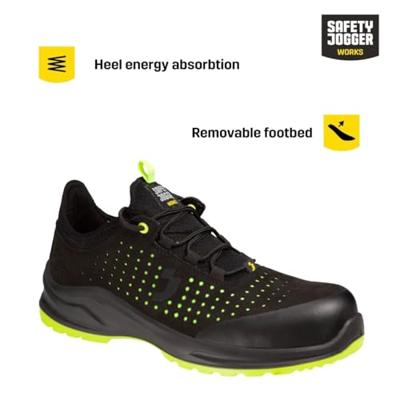 Safety Jogger Modulo S1PS Low | Zwart | Maat 35 - 5401124788358 Safety Jogger Modulo S1PS Low | Zwart | Maat 35 - 5401124788358