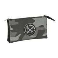 Schoolpennenzak Safta Stone Zwart 22 x 12 x 3 cm - thumbnail