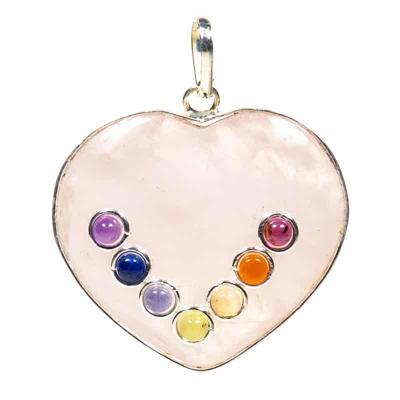 Hartvorm Chakrahanger Rozenkwarts