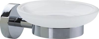 tesa SMOOZ 40324-00000-00 Zeepschaaltje Chroom (glanzend), Wit (gesatineerd)