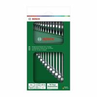 Bosch Groen Spanner set 15-piece (Steek/ringsleutelset 15 stuks: 6/7/8/9/10/11/12/13/14/15/16/17/18/19/21) - 1600A02Z9E - thumbnail