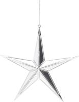 Ster 28x4x27 cm zilver spiegel kerstversiering Nampook - Nampook - thumbnail