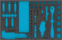 Hazet moduleinlage soft foam insert, empty for #163-466/106 - thumbnail