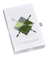 Burlington 2-paar heren sokken - Cadeau verpakking - Gift Box - Katoenen sokken met ruit print - thumbnail