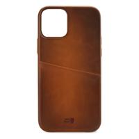 Senza Desire Leather Cover with Card Slot Apple iPhone 13 Burned Cognac - thumbnail