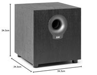 ELAC: S10.2 Subwoofer 1 stuks - Zwart - thumbnail